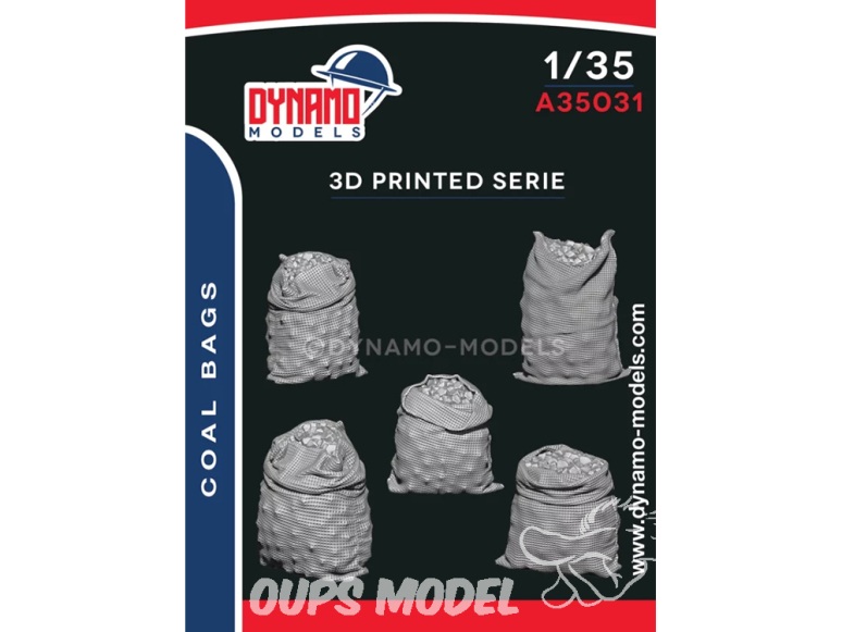 Dynamo models accessoires A35031 Set de sacs à charbon 1/35