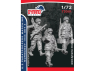 Dynamo models figurine 72051 Parachutistes US Normandie 1944 en marche Set 4 1/72