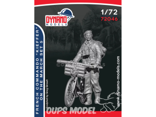 Dynamo models figurine 72046 Commandos Kieffer Français en marche Set 5 1/72