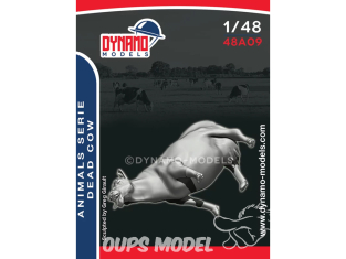 Dynamo models figurine 48A09 Vache morte 1/48