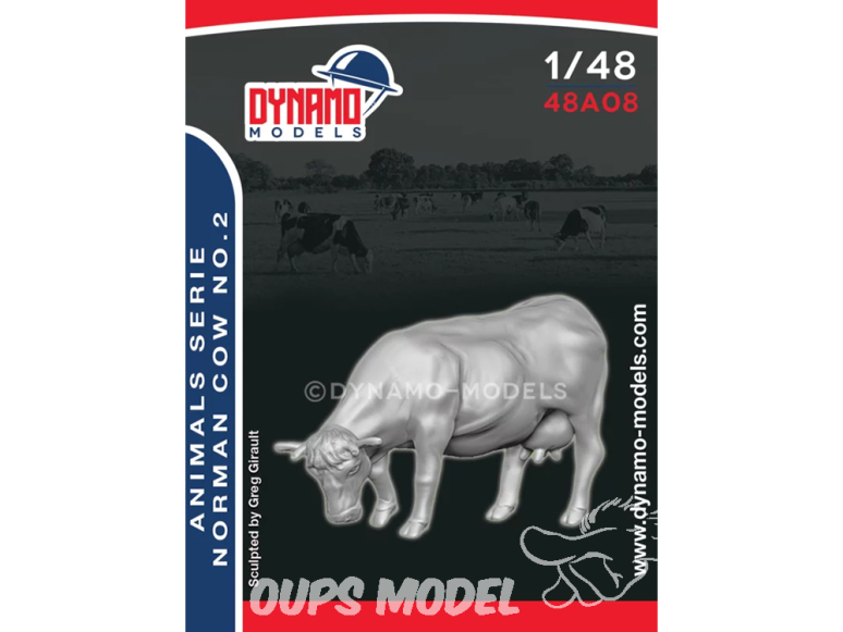 Dynamo models figurine 48A08 Vache No.2 1/48