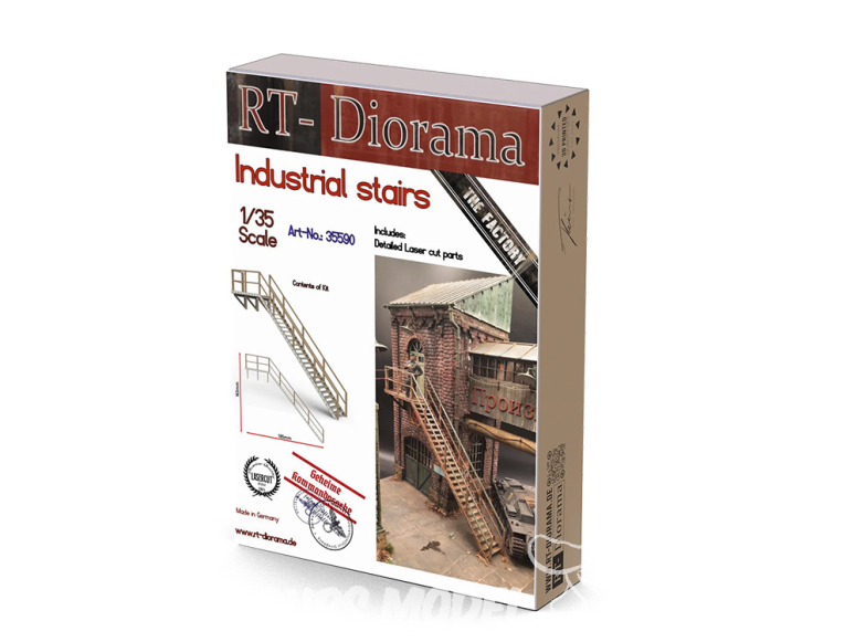 RT-Diorama 35590 Escalier industriel 1/35