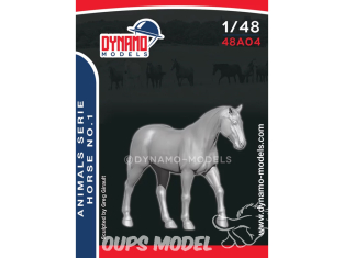 Dynamo models figurine 48A04 Cheval No.1 1/48