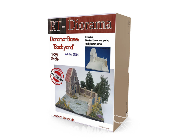 RT-Diorama 35214 Socle de diorama Jardin 1/35