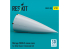 ResKit avion RSU32-0201 Cône de nez Mirage 2000-5 pour kit Kitty Hawk imprimé en 3D 1/32