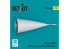 ResKit avion RSU32-0147 Cône de nez Mirage 2000C pour kit Kitty Hawk imprimé en 3D 1/32