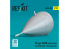 ResKit avion RSU32-0206 Cône de nez Mirage 2000N pour kit Kitty Hawk imprimé en 3D 1/32