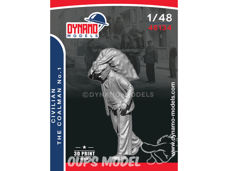Dynamo models figurine 48134 Civil - Charbonnier No.1 1/48