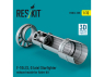 ResKit amelioration RSU32-0208 Buse d'échappement du F-104S, G Starfighter tardif pour kit Italeri imprimé en 3D 1/32