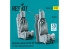 ResKit amelioration RSU32-0094 Sièges éjectables pour OV-10 Bronco 2 pièces pour kit Kitty Hawk imprimés en 3D 1/32