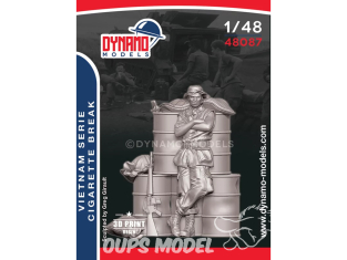 Dynamo models figurine 48087 Vietnam Soldat en pause cigarette 1/48