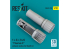ResKit amelioration RSU32-0195 Tuyères d&#039;échappement F-4E, J, F, G, S Phantom II pour maquette Revell impression 3D 1/32