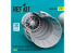 ResKit amelioration RSU32-0151 Tuyères échappement ouverte F-15 Eagle/Strike Eagle A,B,C,D,E early J F100-PW-220 kit Tamiya 1/32