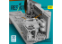 ResKit amelioration RSU32-0102 Compartiment cargo OV-10D Bronco pour kit Kitty Hawk imprimé en 3D 1/32