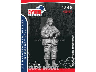 Dynamo models figurine 48111 Officier parachutiste U.S. Normandie 1944 1/48