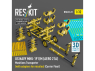ResKit kit RSK32-0022 Transporteur de munitions MHU-191/M AERO 21A US NAVY et adaptateurs missiles Flotte de porte-avions 1/32