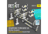 ResKit kit RSK32-0022 Transporteur de munitions MHU-191/M AERO 21A US NAVY et adaptateurs missiles Flotte de porte-avions 1/32