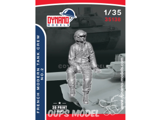 Dynamo models figurine 35138 Tankiste Français moderne No.2 1/35