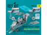 ResKit amelioration RSU32-0169 Cockpit OV-10D Bronco basic décalco 3D trains atteri puits roues lestées kit Kitty Hawk 1/32