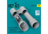 ResKit amelioration RSU32-0196 Buses d&#039;échappement pour F-4E, J, F, G, S Phantom II kit Tamiya imprimé en 3D 1/32