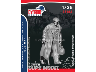 Dynamo models figurine 35162 Réfugié Européen 1939 - 1945 - L'homme âgé 1/35