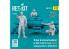 ResKit Figurine RSF32-0079 Chariot élévateur moderne MHU-83 D/E conducteur et aviateur, position de chargement inférieure 1/32