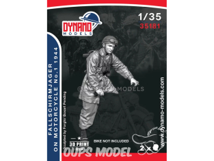 Dynamo models figurine 35181 Fallschirmjager Motard No.1 1944 1/35