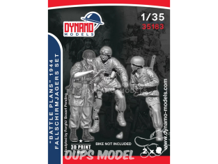Dynamo models figurine 35183 "Plan de bataille" Fallschirmjager 1944 set de 3 figurines 1/35