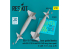ResKit kit RS32-0575 Bombes guidées laser GBU-10 « Paveway I » avec dérive BSU-37/B et aile BSU-3A/B vitesse lente 1/32