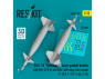 ResKit kit RS32-0575 Bombes guidées laser GBU-10 « Paveway I » avec dérive BSU-37/B et aile BSU-3A/B vitesse lente 1/32
