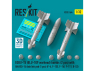 ResKit kit RS32-0564 Bombes à ogive EGBU-15 BLU-109 2 pièces, avec pod de liaison de données AN/AXQ-14 1 pièce 1/32