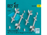 ResKit kit RS32-0509 Missiles Python 3 4 pièces imprimés en 3D 1/32