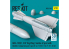 ResKit kit RS32-0540 GBU-15V1, 2/B &quot;Big Wing&quot; bombes 2 pièces avec pod de liaison de données AN/AXQ-14 1/32