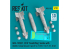 ResKit kit RS32-0539 Bombes GBU-15V21, 22/B « Small Wing » 2 pièces avec pod de liaison de données AN/AXQ-14 1 1/32
