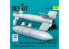 ResKit kit RS32-0539 Bombes GBU-15V21, 22/B « Small Wing » 2 pièces avec pod de liaison de données AN/AXQ-14 1 1/32