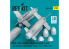 ResKit kit RS32-0538 Missiles AGM-130A 2p ogive Mk84 avec pod de liaison de données AN/AXQ-14 1p 1/32