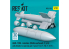 ResKit kit RS32-0538 Missiles AGM-130A 2p ogive Mk84 avec pod de liaison de données AN/AXQ-14 1p 1/32