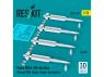 ResKit kit RS32-0550 Missiles Matra MICA-EM 4 pièces imprimés en 3D 1/32