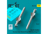 ResKit kit RS32-0506 Missiles Exocet 2 pièces imprimés en 3D 1/32