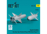 ResKit kit RS32-0506 Missiles Exocet 2 pièces imprimés en 3D 1/32
