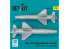 ResKit kit RS32-0517 AGM-142 &quot;Popeye/Have Nap&quot; missiles 2 pcs imprimé en 3D 1/32