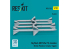 ResKit kit RS32-0520 Missiles Skyflash RB71/Av.71, 4 pièces, imprimés en 3D 1/32