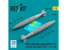 ResKit kit RS32-0525 Mk.84 protégé thermiquement/BLU-117 avec bombes BSU-36/B 1/32