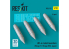 ResKit kit RS32-0531 Lance-roquettes LRF-4 4 pièces imprimé en 3D 1/32