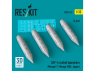 ResKit kit RS32-0531 Lance-roquettes LRF-4 4 pièces imprimé en 3D 1/32