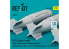 ResKit kit RS32-0535 Bombes à fragmentation BL755, 4 pièces imprimées en 3D 1/32