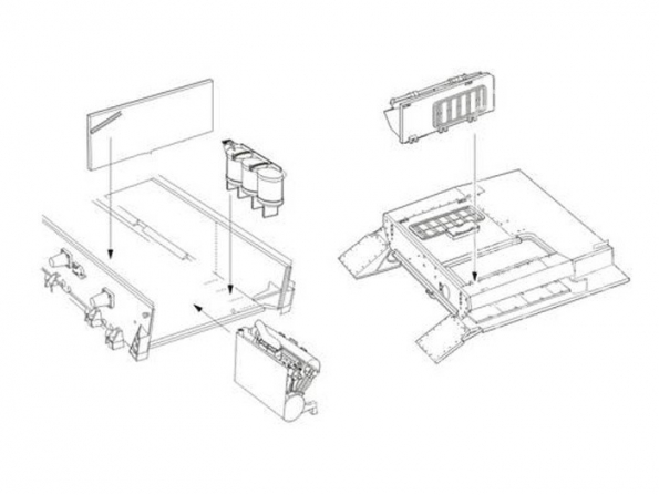 CMK kit amelioration 8048 filtre a air pour Pz.Kpfw IV tamiya 1/48