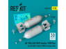ResKit kit RS32-0547 Bombes AN-M65 AN-M59 2 pièces 1000 lbs pour tous les USAF et RAF 1/32