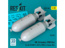 ResKit kit RS32-0548 Bombes MK.36 2 nités 1000 livres 'US Navy et la RAF WWII Impression 3D 1/32
