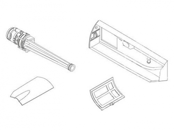 CMK kit amelioration 5058 SET BAIE CANON pour F-104G STARFIGHTER hasegawa 1/32